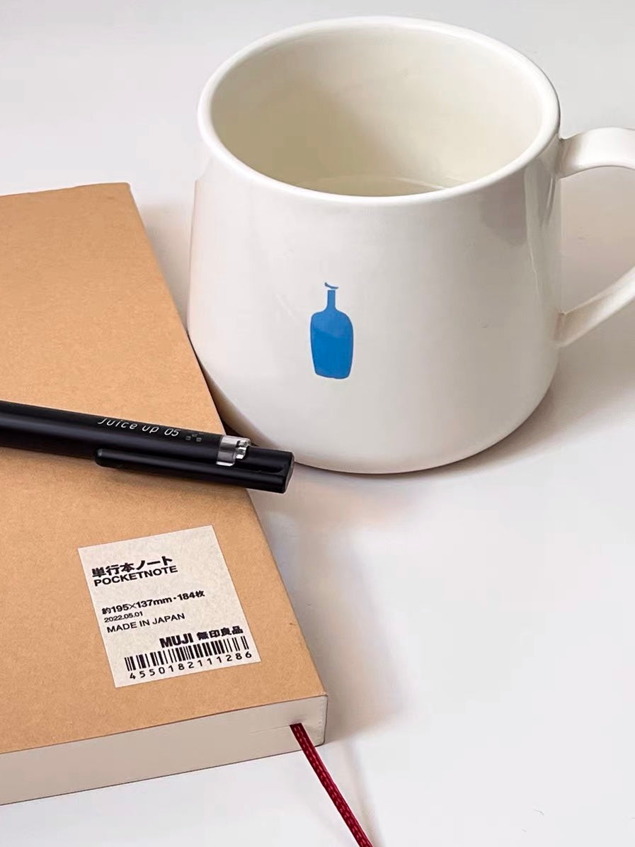 C02 Blue Bottle Ceramic Mug